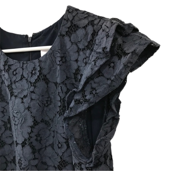 Charles Henry Navy Blue Cocktail Dress - Picture 3 of 7